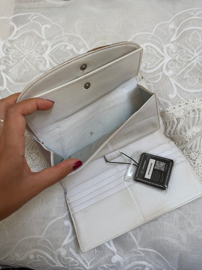 dior romantique heart detail vintage clutch wallet