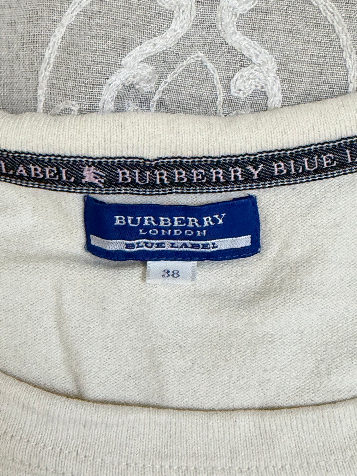 burberry blue label vintage cute striped mini dress (38, s)