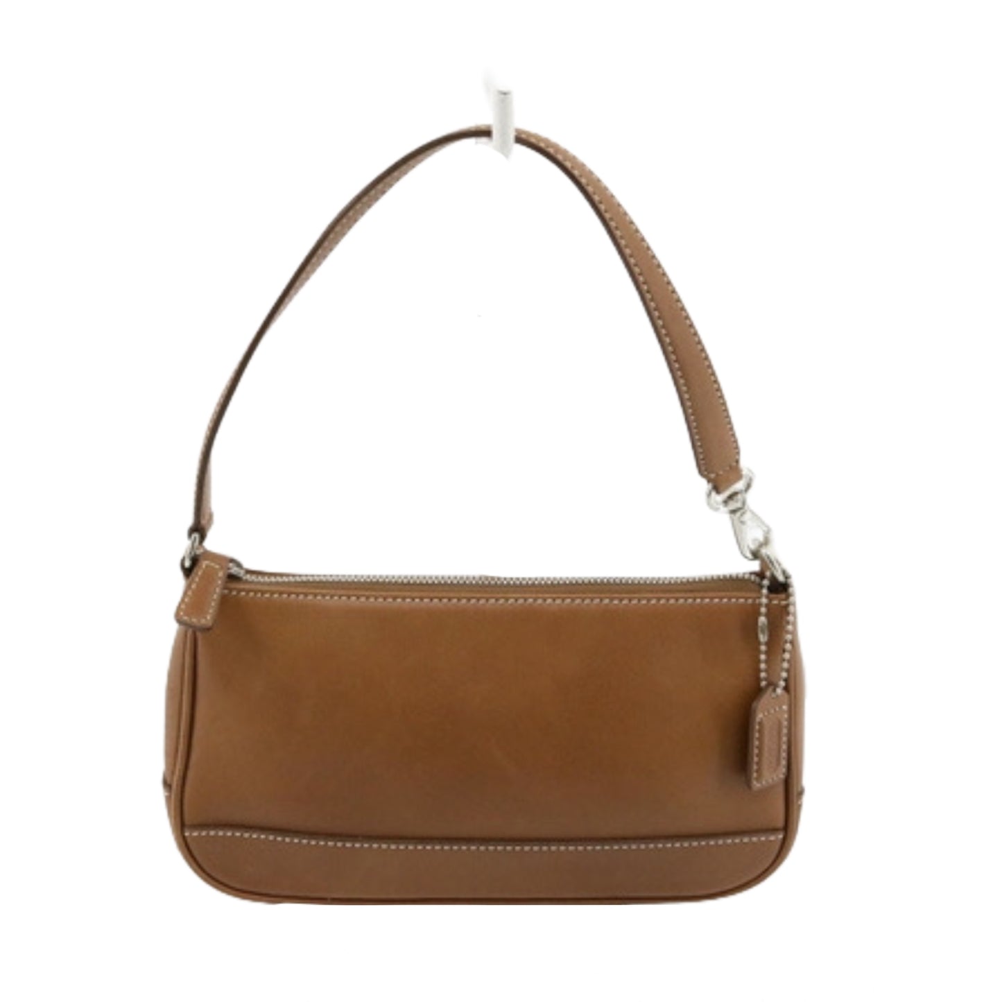 coach brown signature shoulder bag