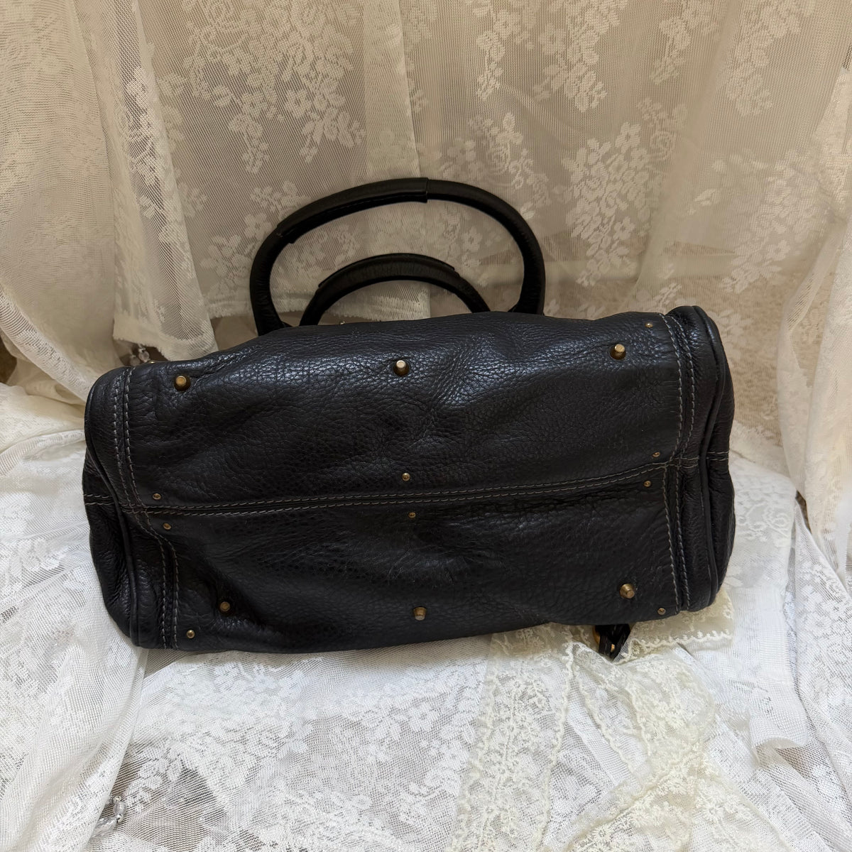 CHLOE VINTAGE PADDINGTON BAG IN BLACK