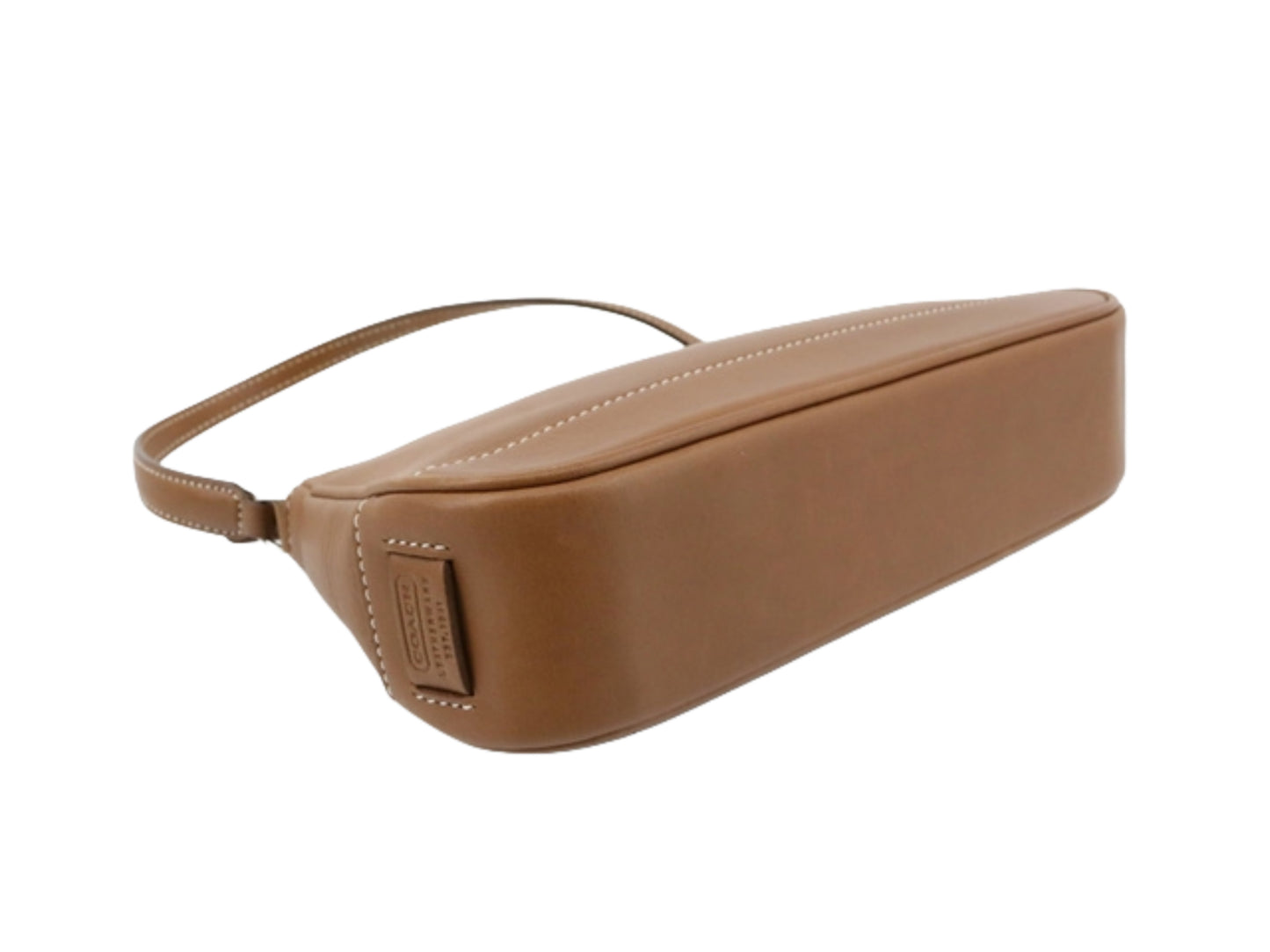 coach brown signature shoulder bag