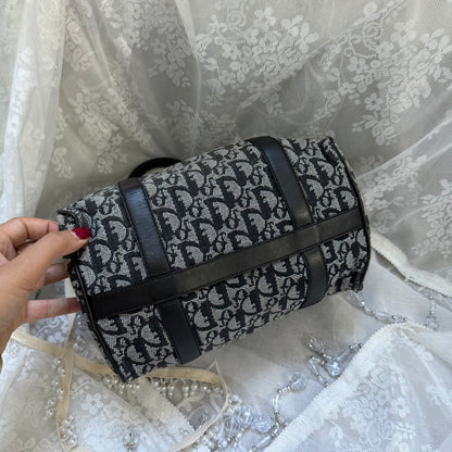 xovintage pre-loved dior padlock detail trotter speedy bag - Handbags