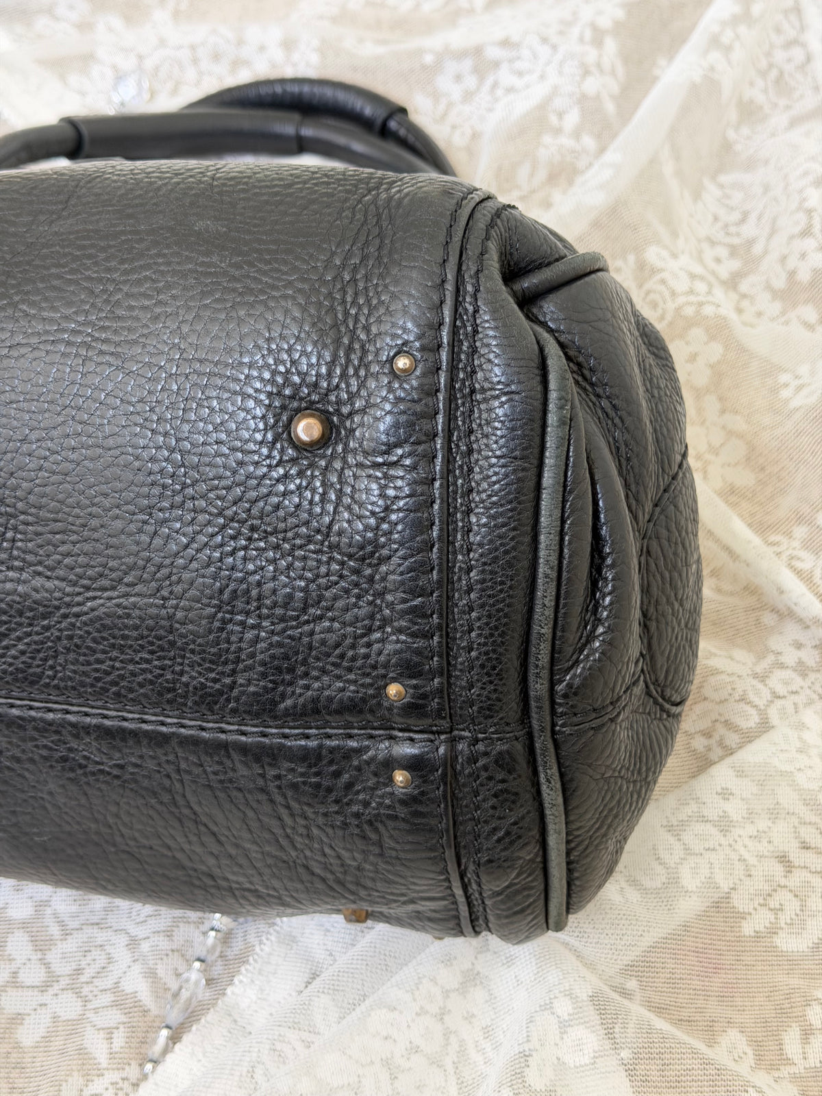 CHLOE VINTAGE PADDINGTON BAG IN BLACK