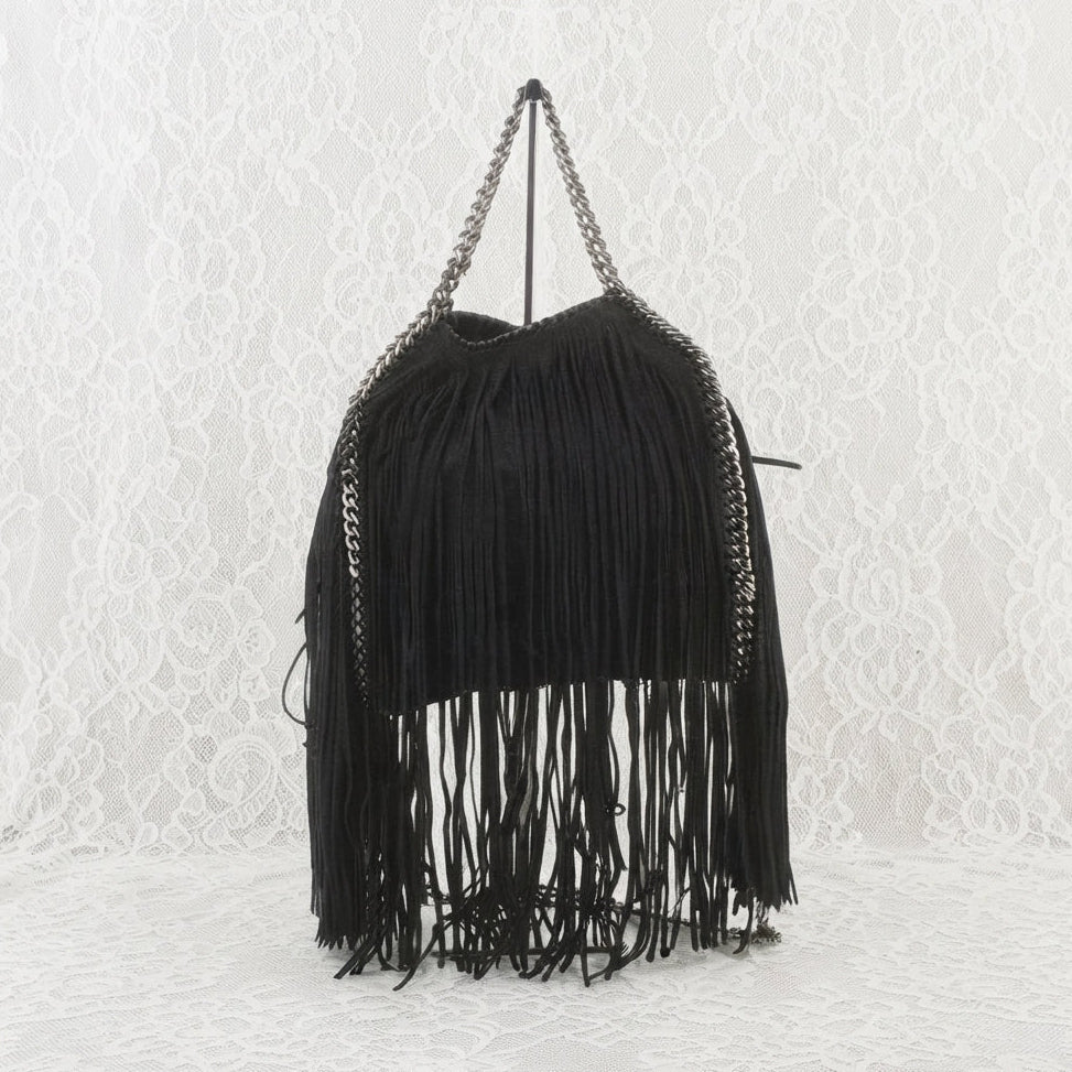 xovintage VINTAGE Stella McCartney Falabella Fringe Shaggy Deer Tote - Shopper Bags