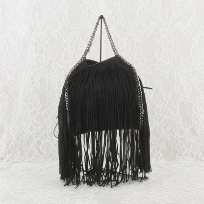 xovintage VINTAGE Stella McCartney Falabella Fringe Shaggy Deer Tote - Shopper Bags
