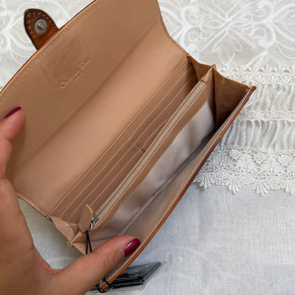 dior romantique heart detail vintage clutch wallet