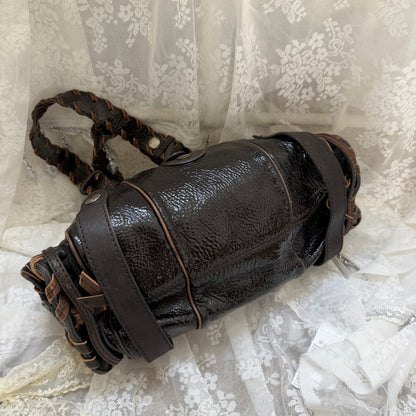 CHLOE VINTAGE SILVERADO BAG IN PATENT LEATHER