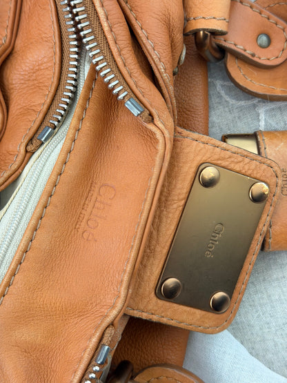 VINTAGE CHLOE PADDINGTON BAG IN TOFFEE