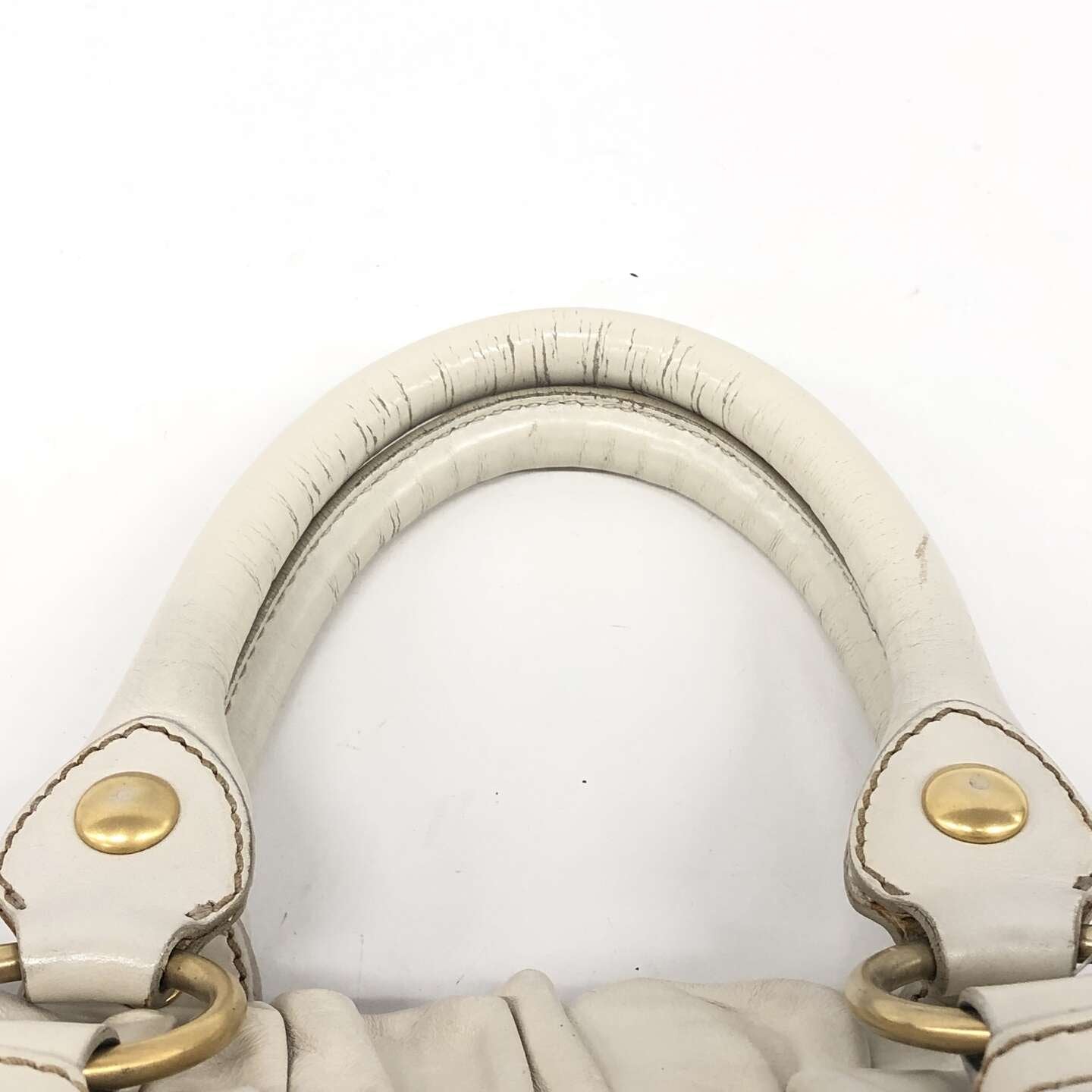 miu miu vintage ivory vitello bag