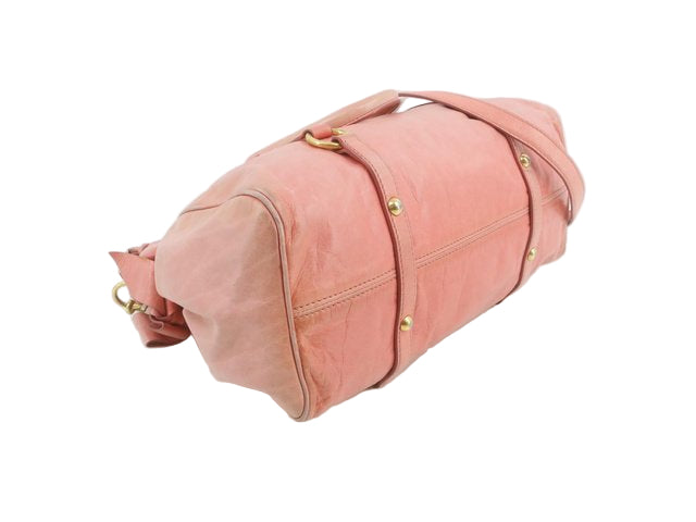 miu miu pretty rose pink vitello bow bag