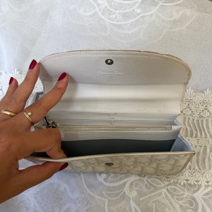 xovintage dior romantique heart detail vintage clutch wallet - Wallets