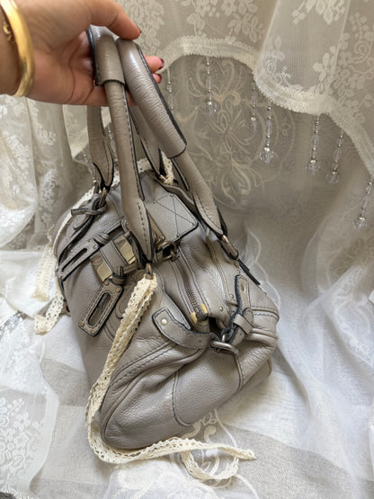 VINTAGE CHLOE PADDINGTON BAG W SILVER HARDWARE