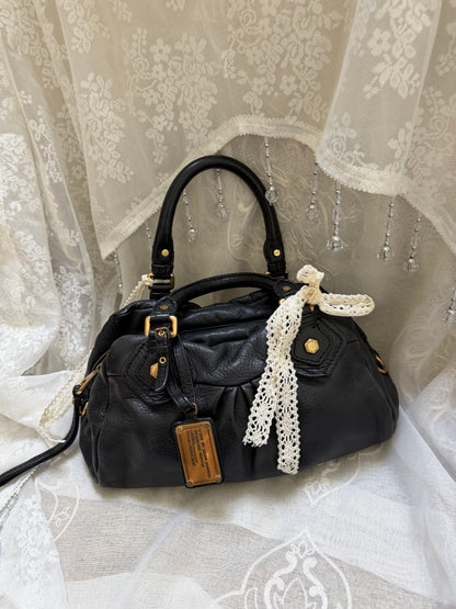 MARC BY MARC JACOBS BLACK VINTAGE CLASSIC Q GROOVEE BAG
