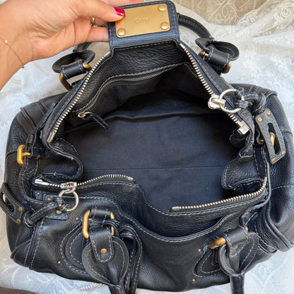 xovintage VINTAGE CHLOE PADDINGTON BAG IN BLACK - Handbags