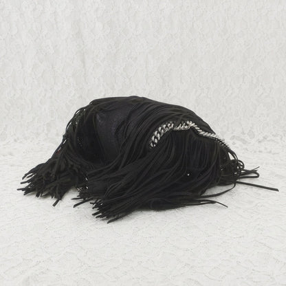 xovintage VINTAGE Stella McCartney Falabella Fringe Shaggy Deer Tote - Shopper Bags