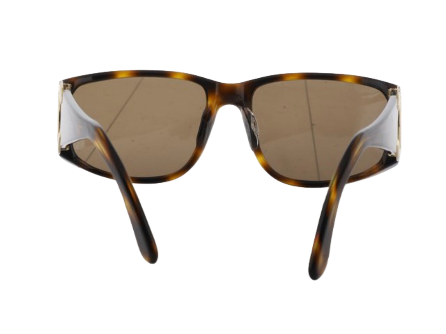 Chanel 2000s oversized cc sunglasses in tortoiseshell