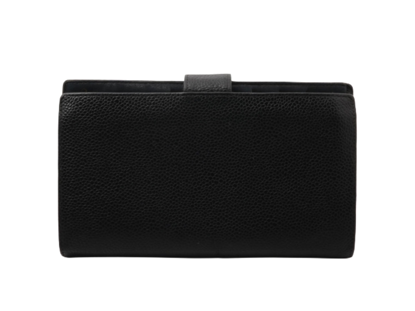 chanel caviar skin elegant wallet