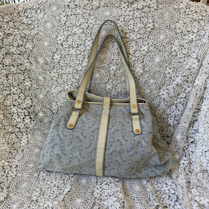 xovintage celine large vintage lily c baby blue bag - Handbags