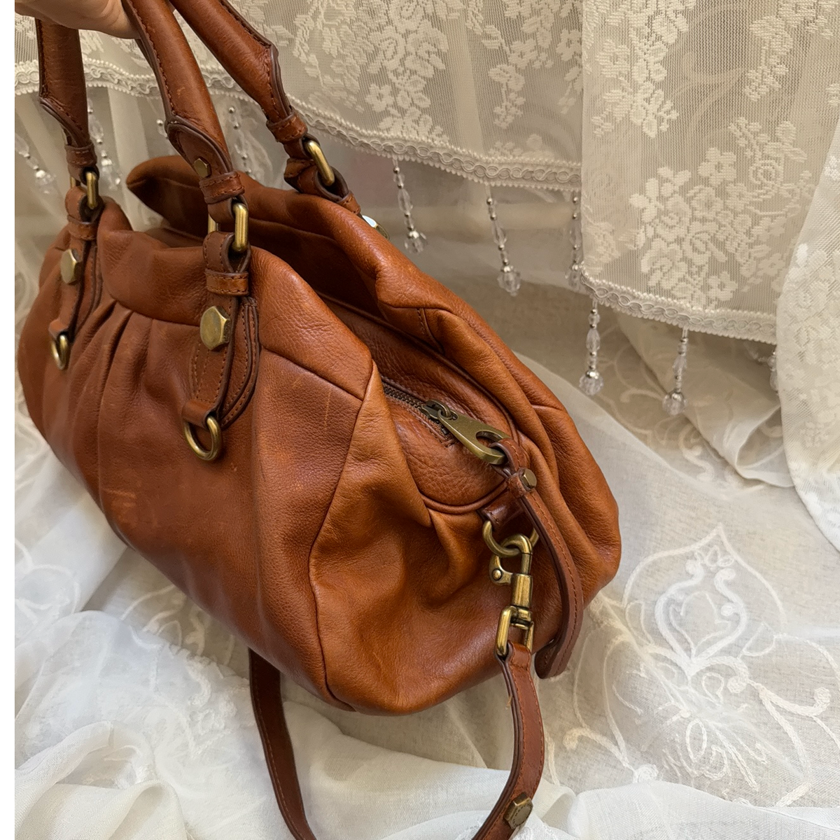 VINTAGE MARC BY MARC JACOBS CHESTNUT BROWN CLASSIC Q BAG