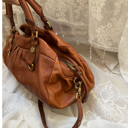 VINTAGE MARC BY MARC JACOBS CHESTNUT BROWN CLASSIC Q BAG