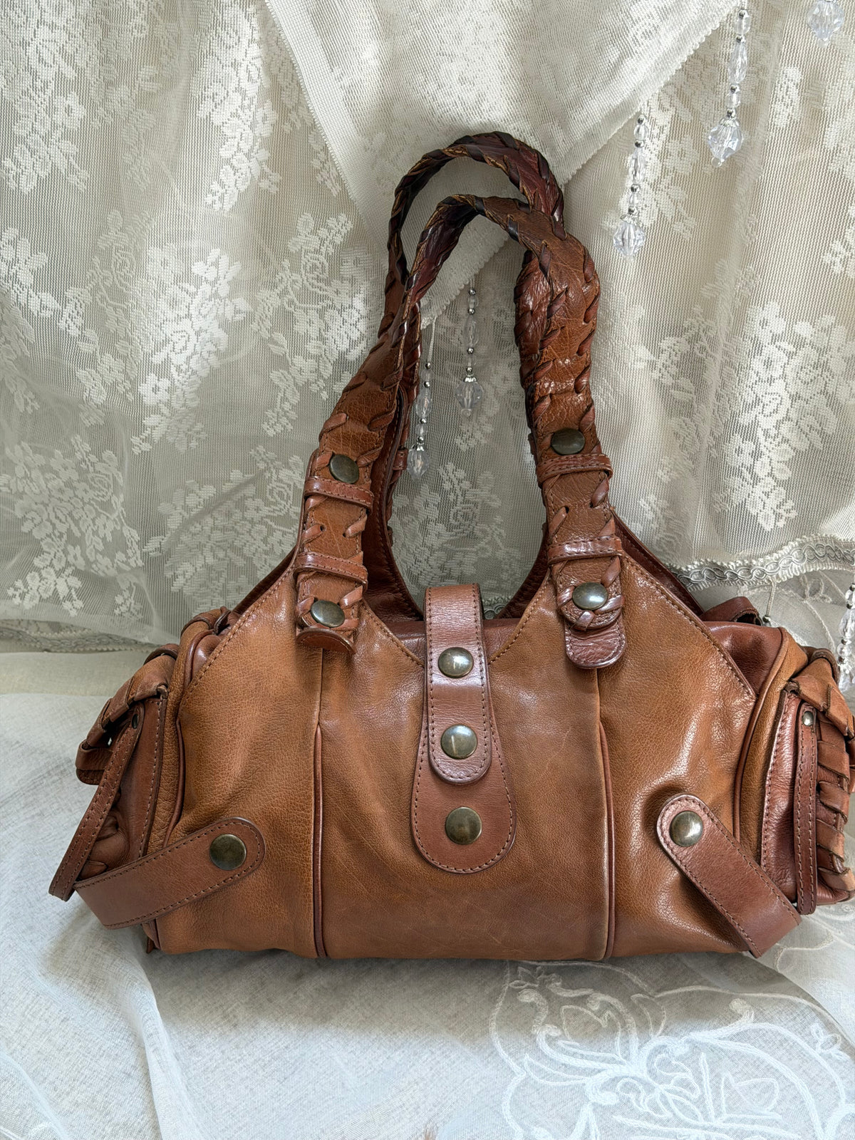 CHLOE VINTAGE SILVERADO BAG IN BROWN
