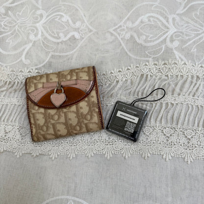 xovintage dior vintage romantique bi-fold wallet - Wallets