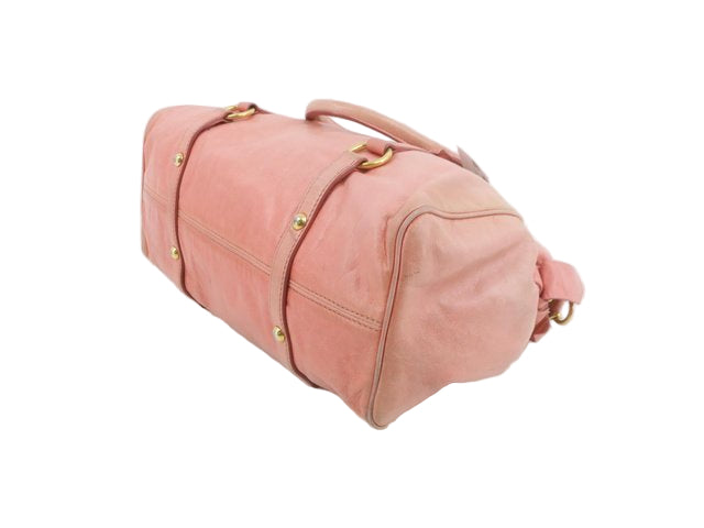 miu miu pretty rose pink vitello bow bag
