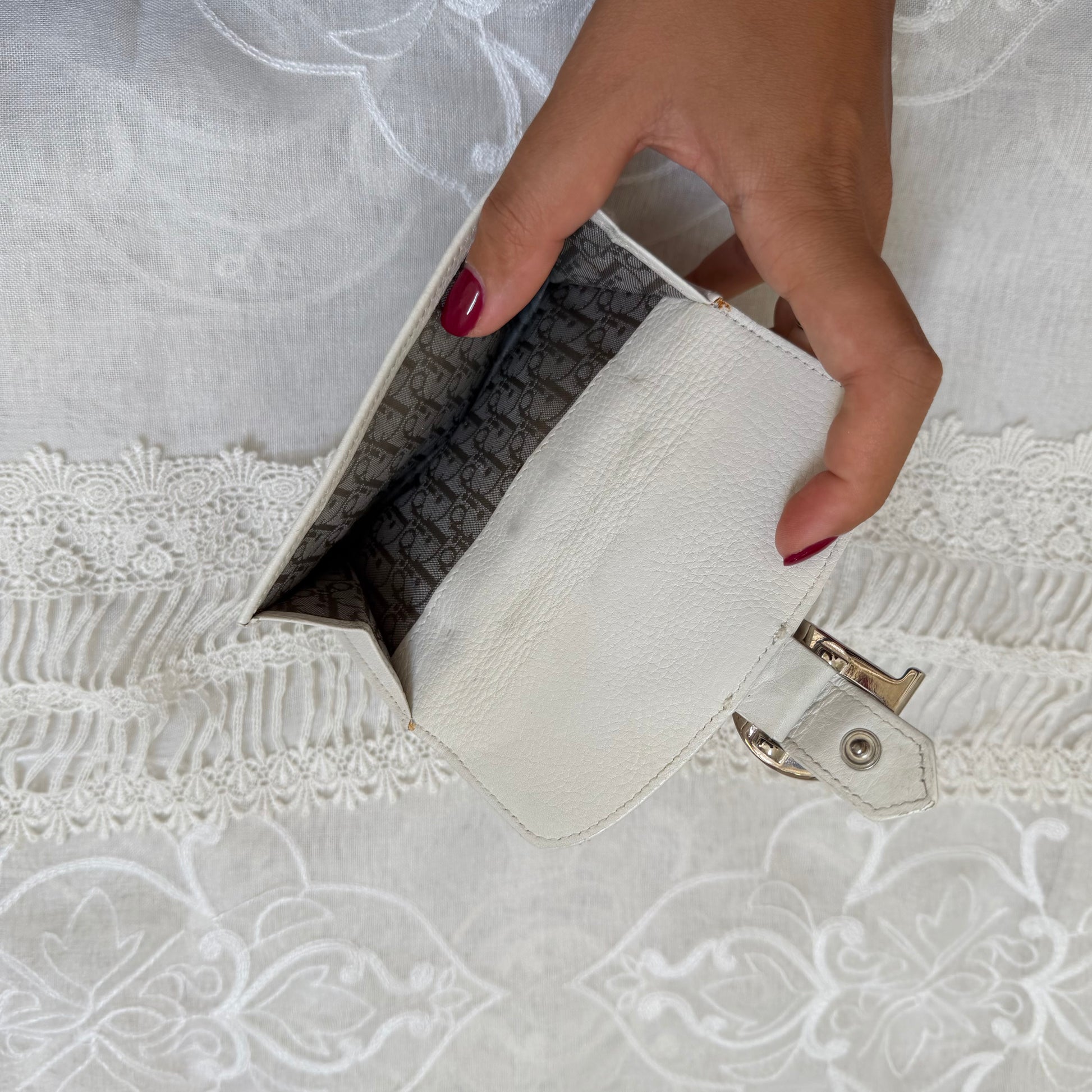 xovintage dior vintage cannage wallet - Uncategorized