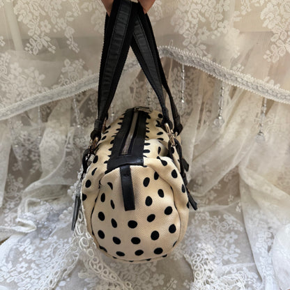 xovintage VINTAGE YVES SAINT LAURENT RIVE GAUCHE POLKADOT MINI BAG - Handbags