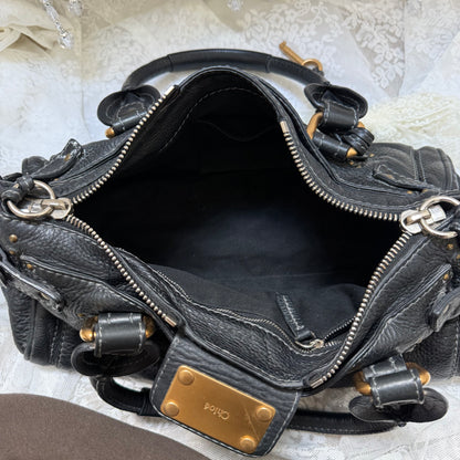 CHLOE VINTAGE PADDINGTON BAG IN BLACK