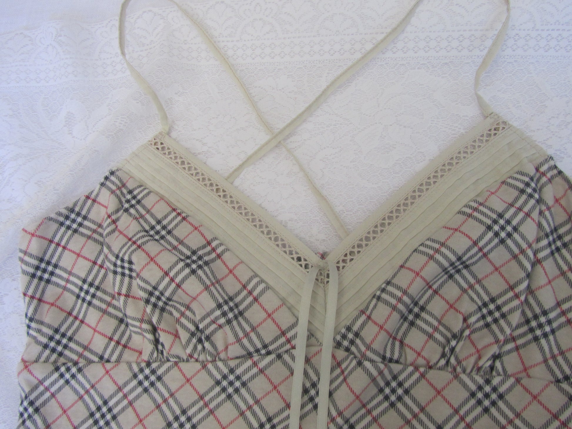burberry blue label vintage girly camisole xovintage  