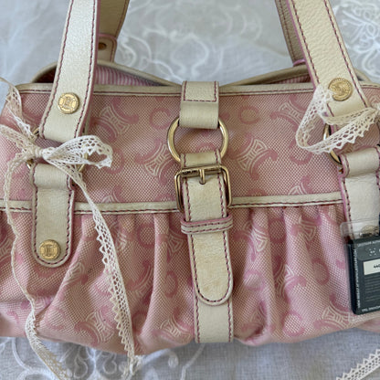 xovintage celine vintage lily c baby pink bag - Handbags