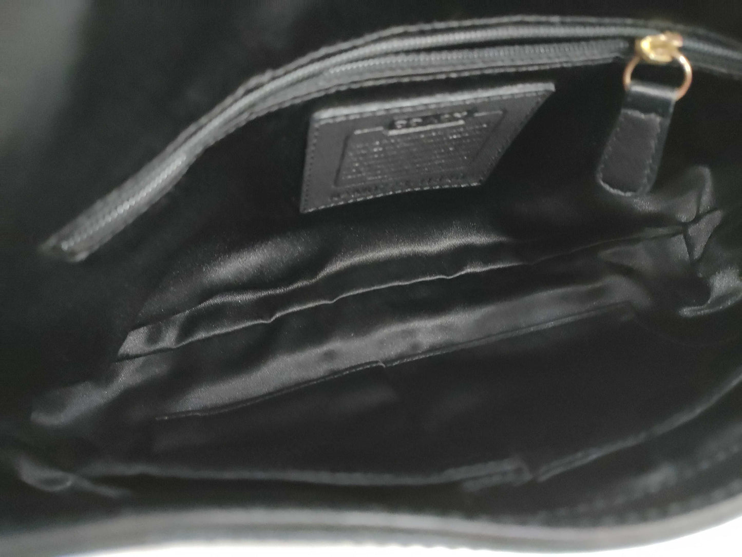 COACH Black Leather x Gold Soho Shoulder Bag