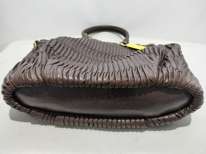 Coach Madison Gathered Leather Lindsey Vintage Satchel Bag