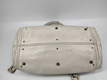 CHLOE VINTAGE MINI PADDINGTON BAG IN IVORY