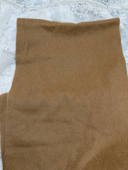 burberry 90s vintage pure cashmere scarf in camel