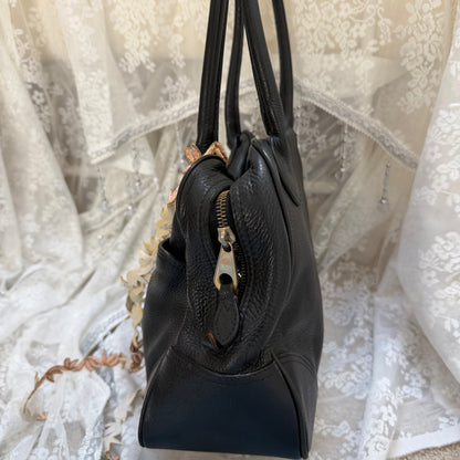vintage mulberry shoulder bag in black