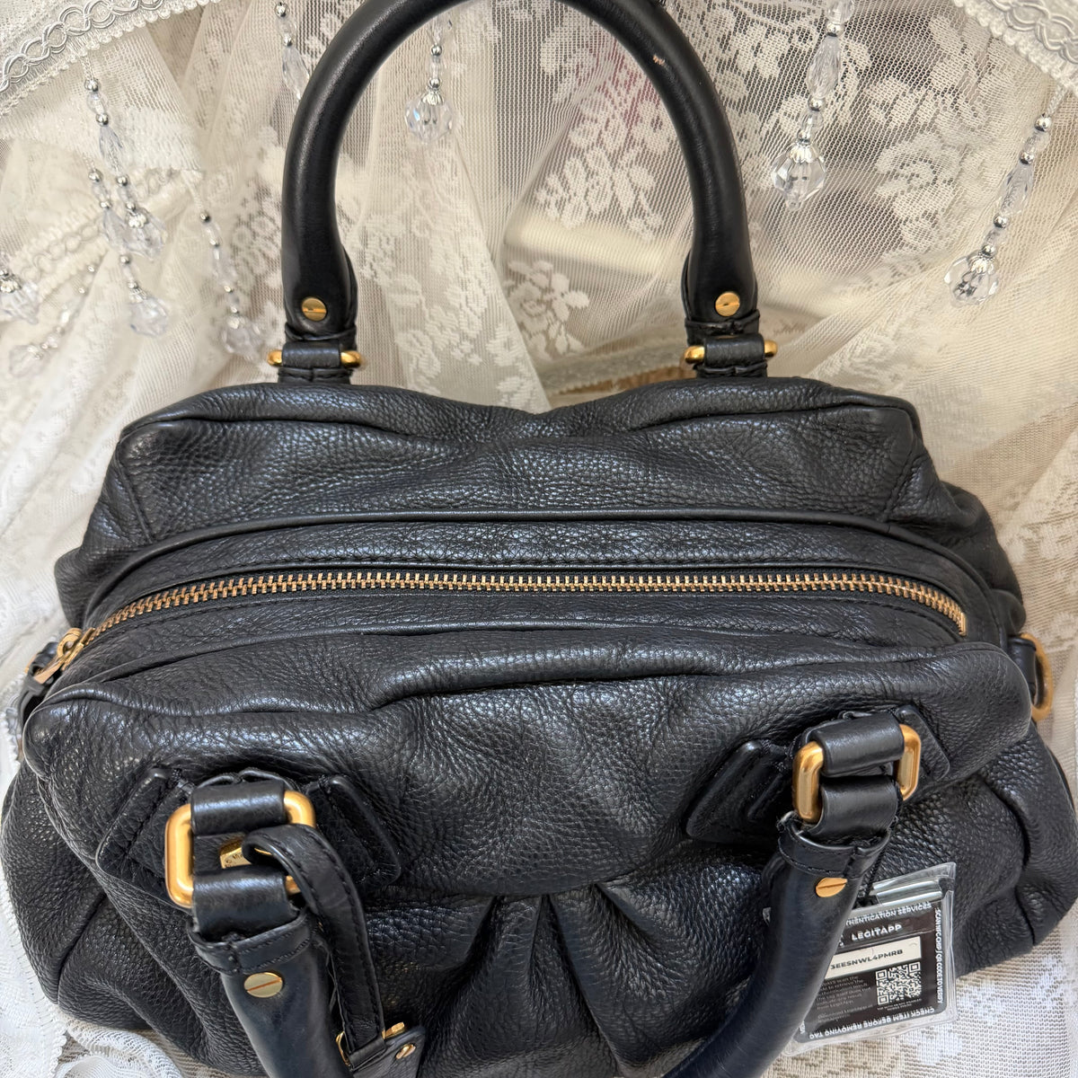 xovintage MARC BY MARC JACOBS BLACK VINTAGE CLASSIC Q GROOVEE BAG - Handbags
