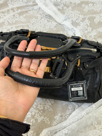 CHLOE VINTAGE PADDINGTON BAG IN BLACK