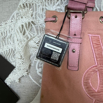 xovintage yves saint laurent rive gauche pink kahala vintage tote bag - Handbags