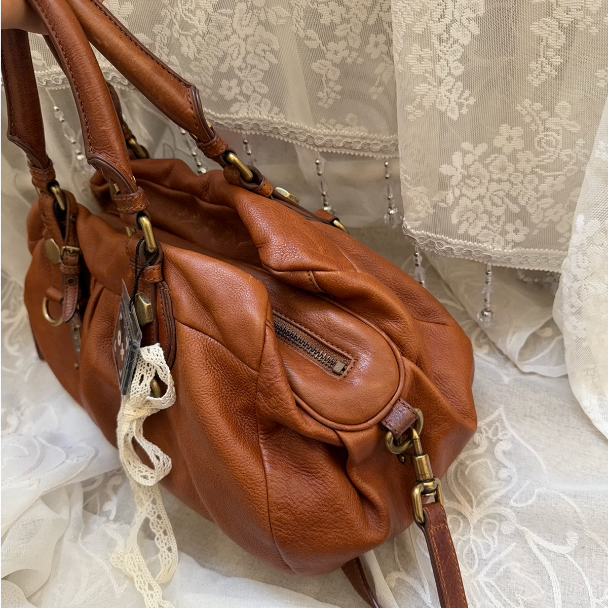 VINTAGE MARC BY MARC JACOBS CHESTNUT BROWN CLASSIC Q BAG