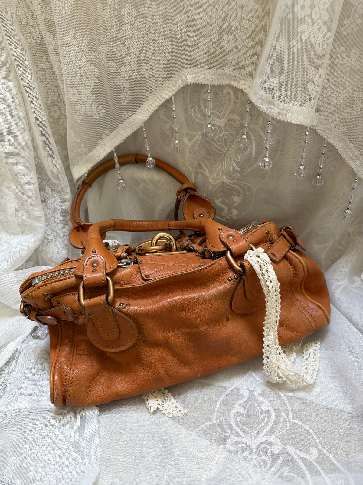 VINTAGE CHLOE PADDINGTON BAG IN TOFFEE