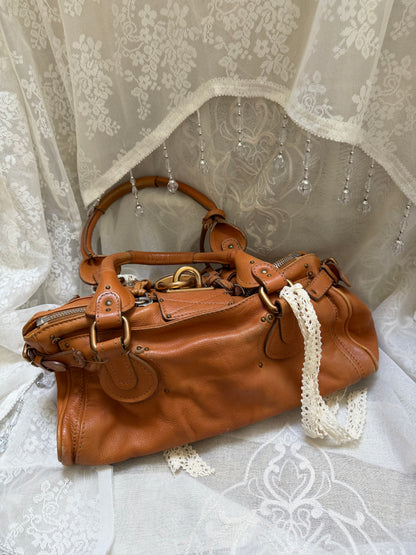VINTAGE CHLOE PADDINGTON BAG IN TOFFEE