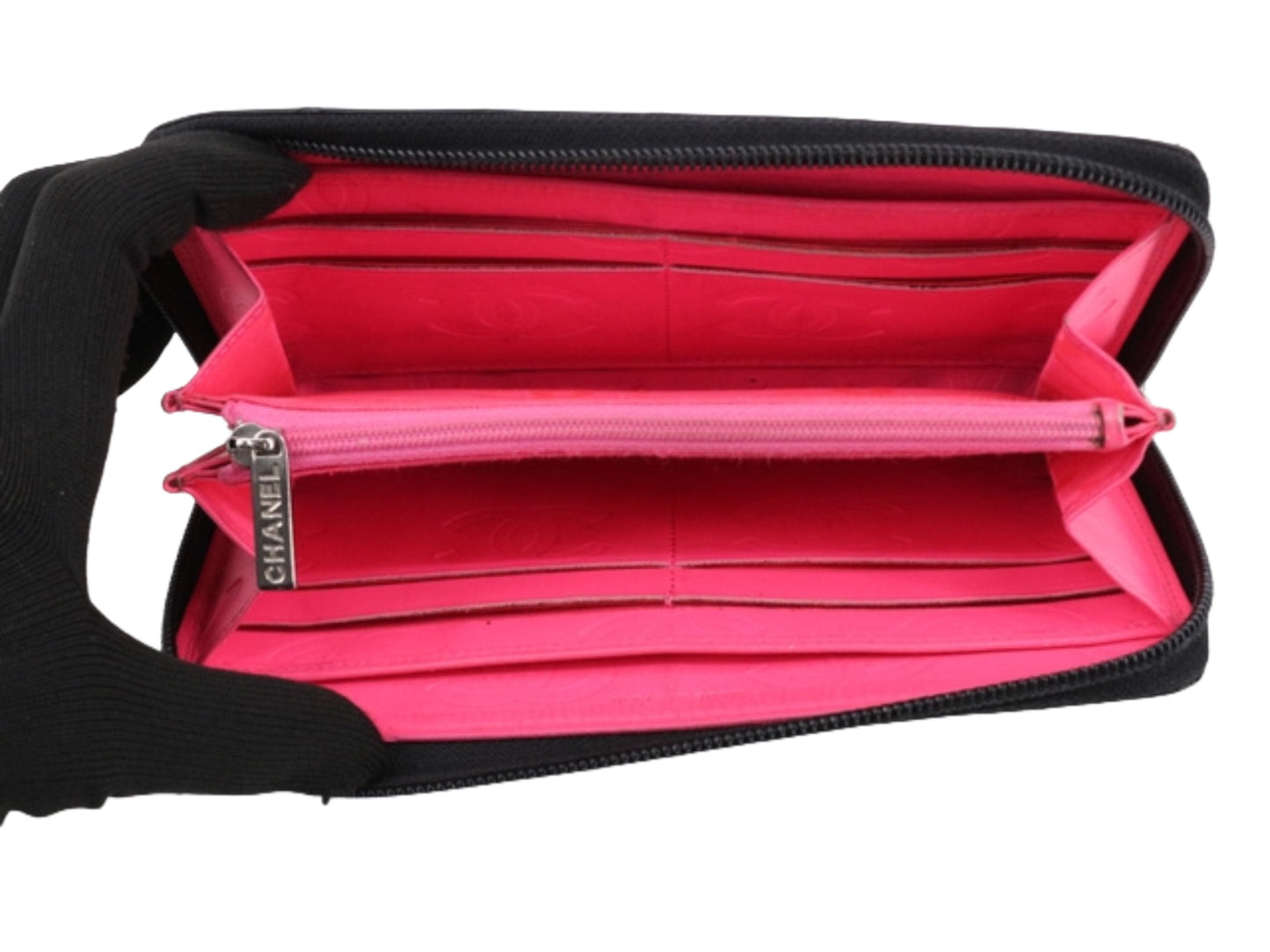 chanel cambon lambskin wallet clutch bag