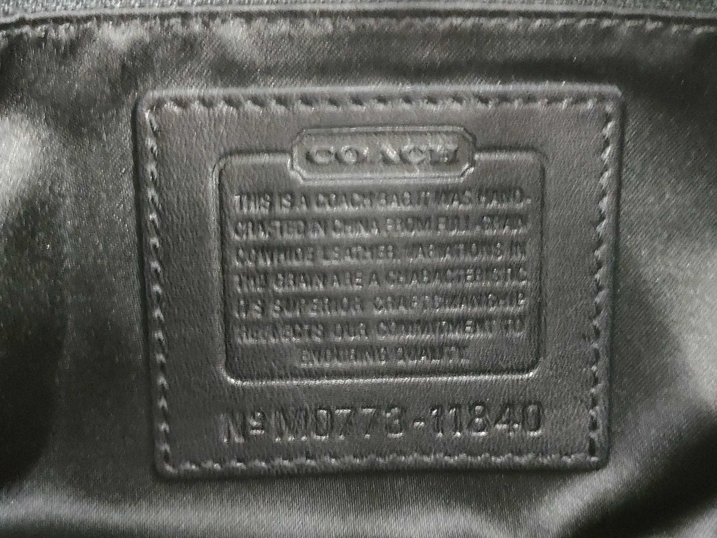 COACH Black Leather x Gold Soho Shoulder Bag