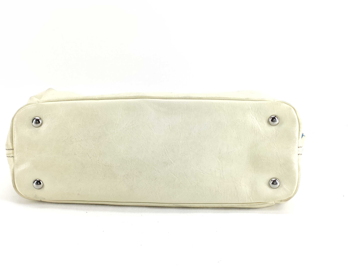 Miu Miu Vintage Heart Charm Ivory Bag