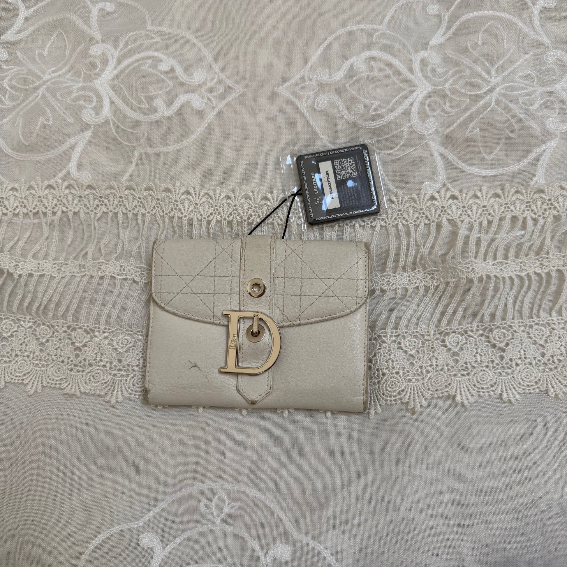 xovintage dior vintage cannage wallet - Uncategorized