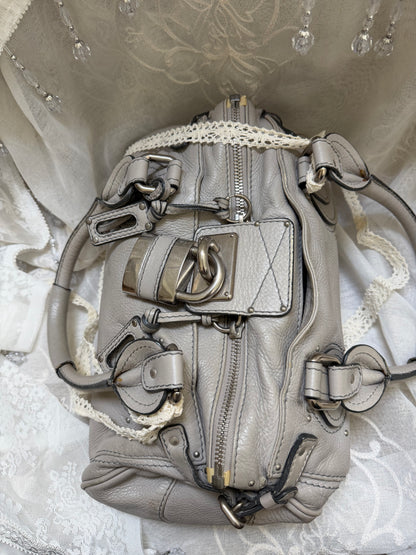 VINTAGE CHLOE PADDINGTON BAG W SILVER HARDWARE
