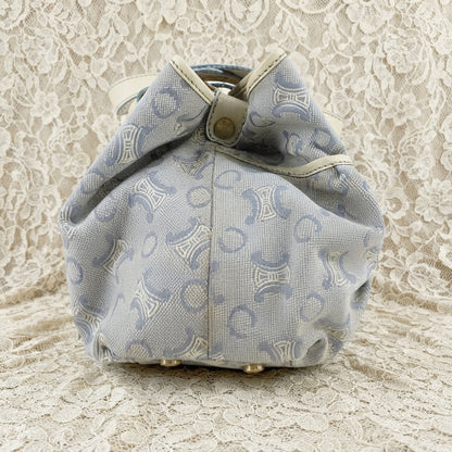celine vintage lily c baby blue bag