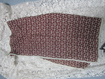 Patterned fabric on a textured surface  